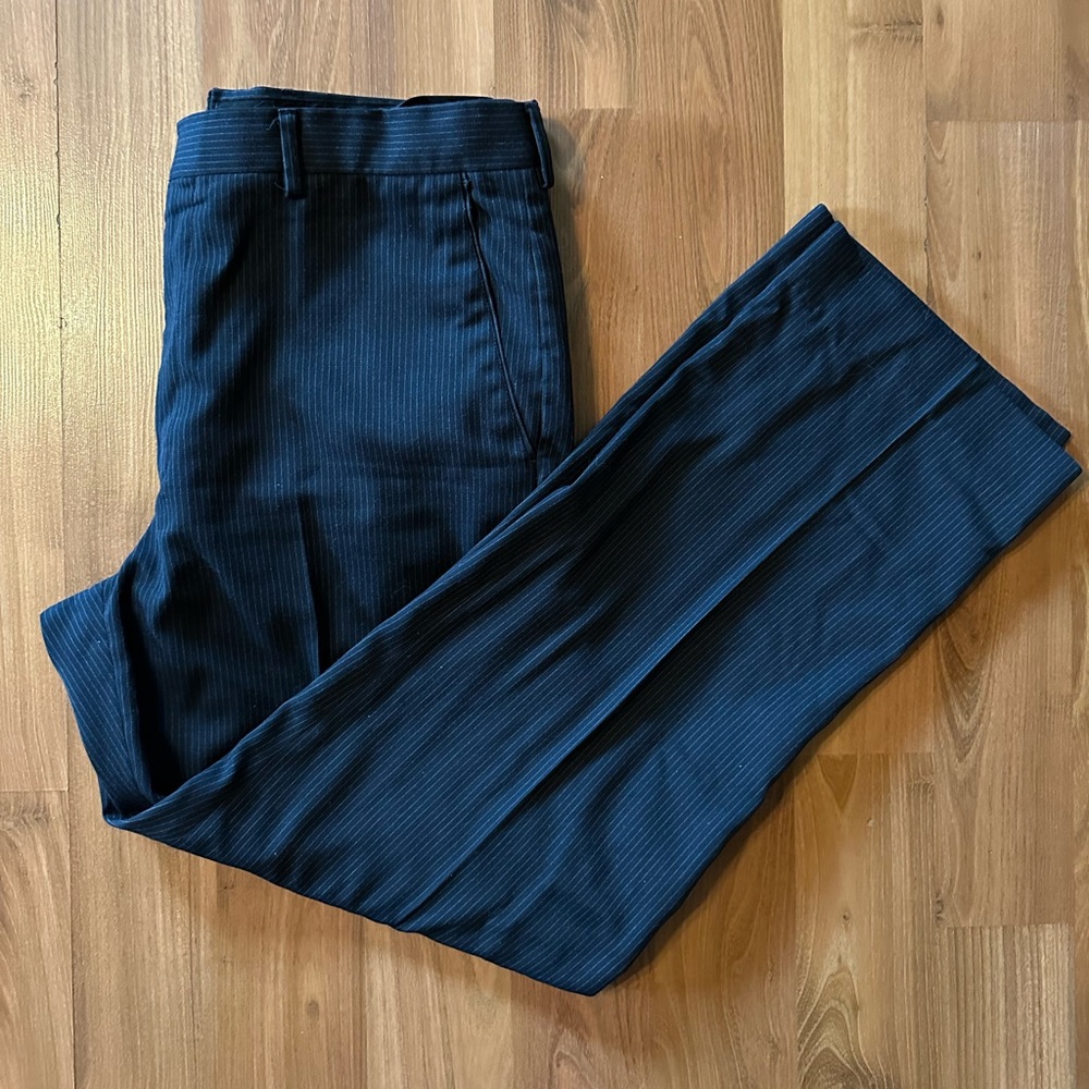 Black & grey Merona Pinstripe dress pants size 36x32